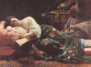 Louis emile pinel de Grandchamp Emina Souvenir d'Orient (mk32) oil